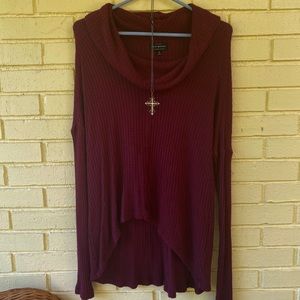 Lucky brand cowl neck sweater